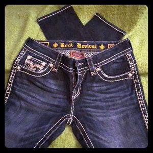 Rock Revival ‘Jen’ straight leg jeans.